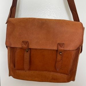 Madewell leather crossbody messenger bag